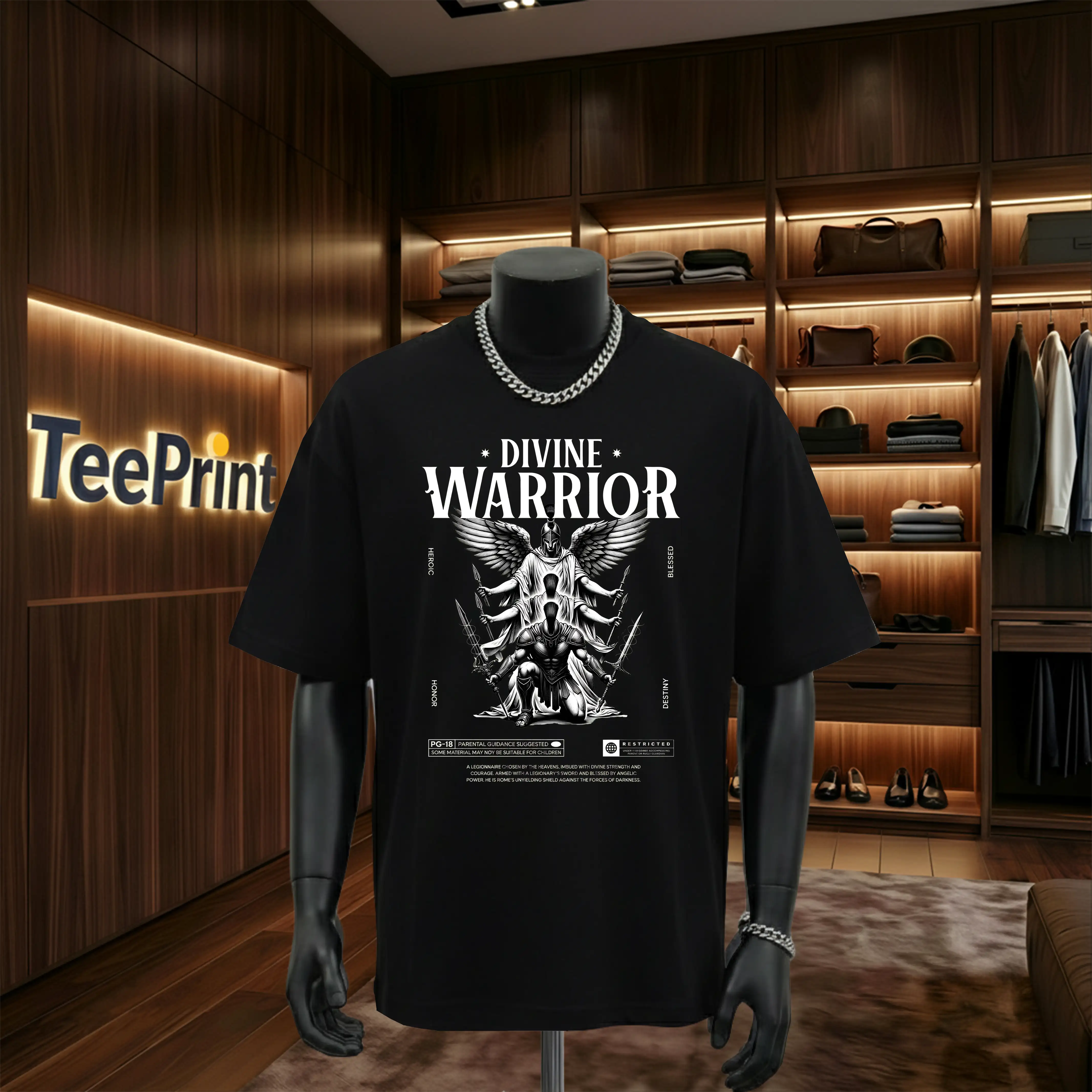 Áo thun nam form rộng phong cách cá tính TeePrint 3212_thumbnail_2