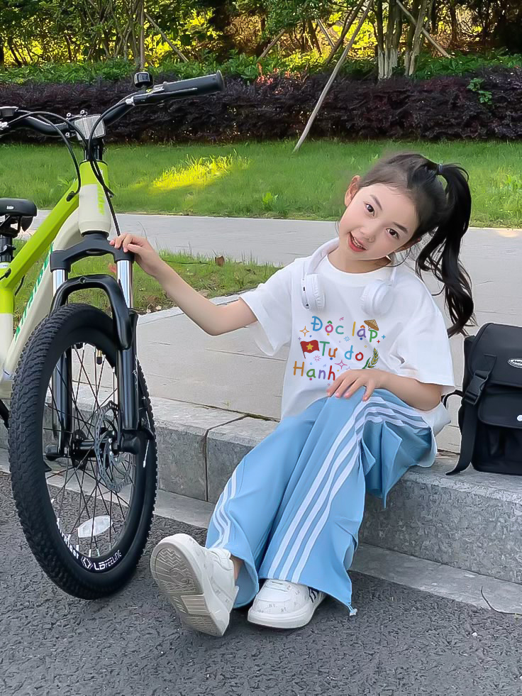 Áo thun Việt Nam tôi yêu cho bé gái form rộng 2164 Miucho Kid vải cotton thoáng mát co giãn in mix_thumbnail_6