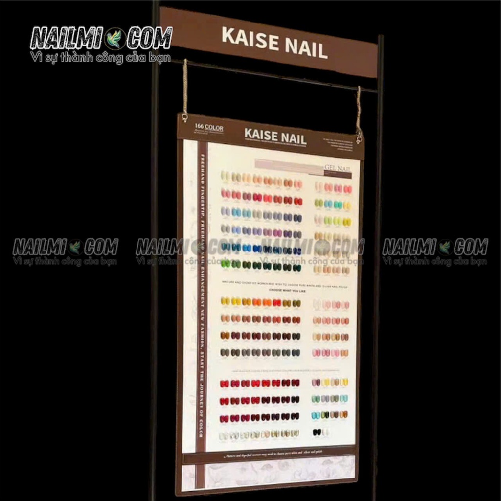 Sét sơn gel - 166 màu - KAISE_thumbnail_1