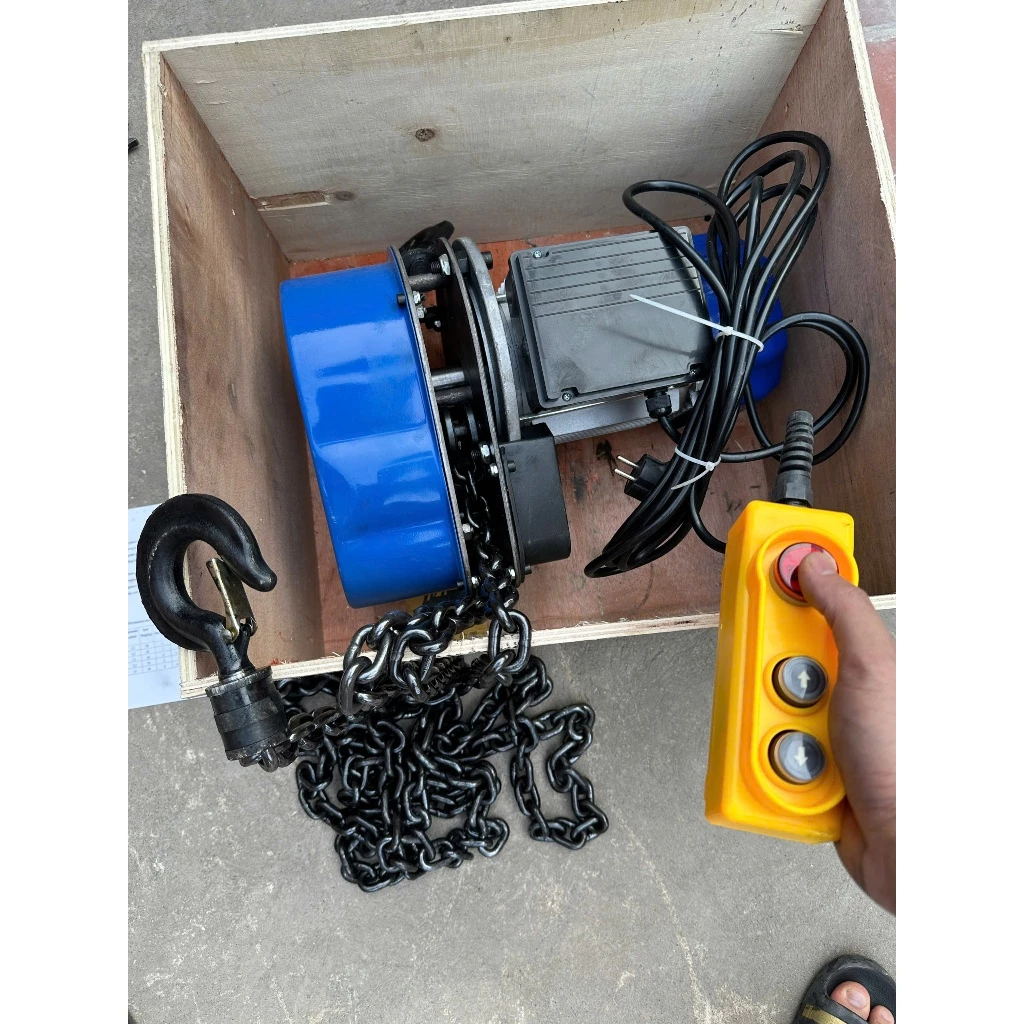 Palang xích điện DHS tải 1 tấn, 2 tấn, 3 tấn, 5 tấn xích 6m_thumbnail_4