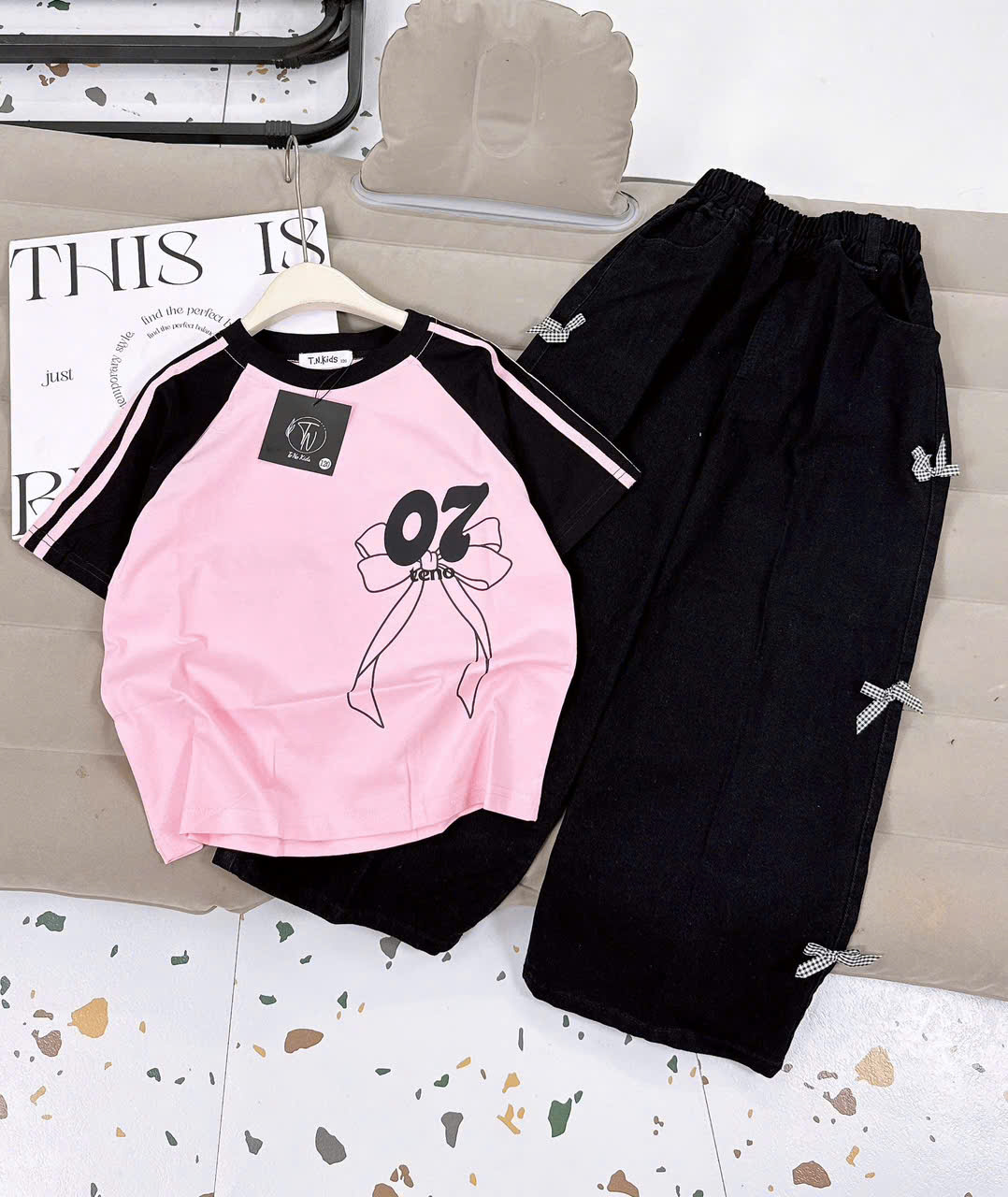 [M24] Set Jeans dài nơ 07 TENO_thumbnail_1