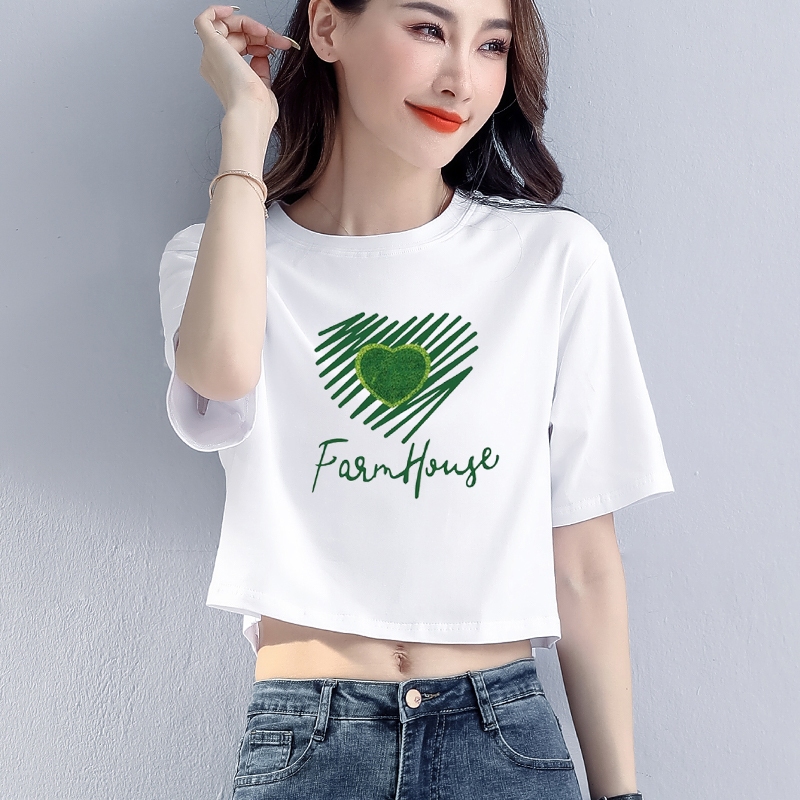 [Form rộng] Áo croptop nữ kiểu form rộng - Áo thun croptop LOZA G0126_thumbnail_5