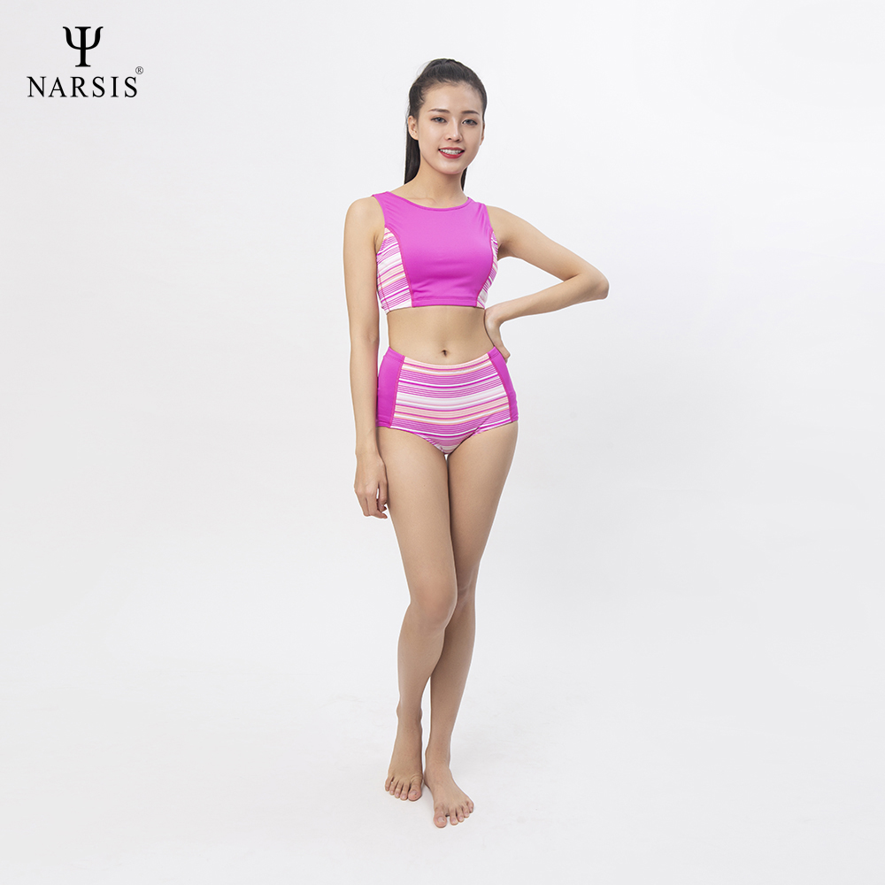BỘ BƠI NỮ A0003 NARSIS CHẤT LIỆU THOÁNG MÁT, DỄ CHỊU, THOẢI MÁI CẢ NGÀY, DỄ VẬN ĐỘNG_thumbnail_1