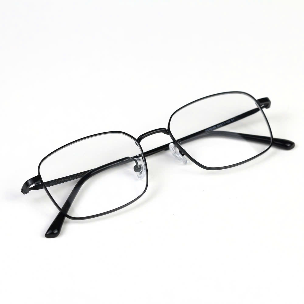 Gọng Kính Titanium Signature Classic Frame Eyewear Model DP60 Titan Black